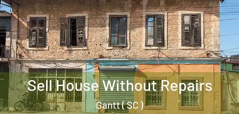  Sell House Without Repairs Gantt ( SC )