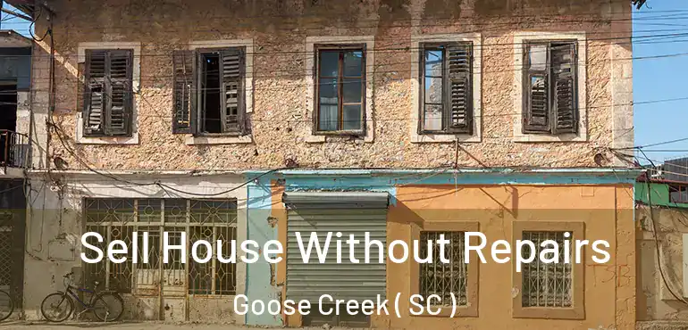  Sell House Without Repairs Goose Creek ( SC )