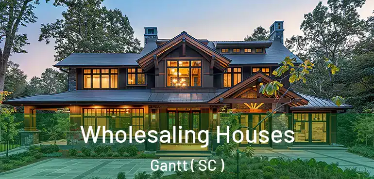  Wholesaling Houses Gantt ( SC )