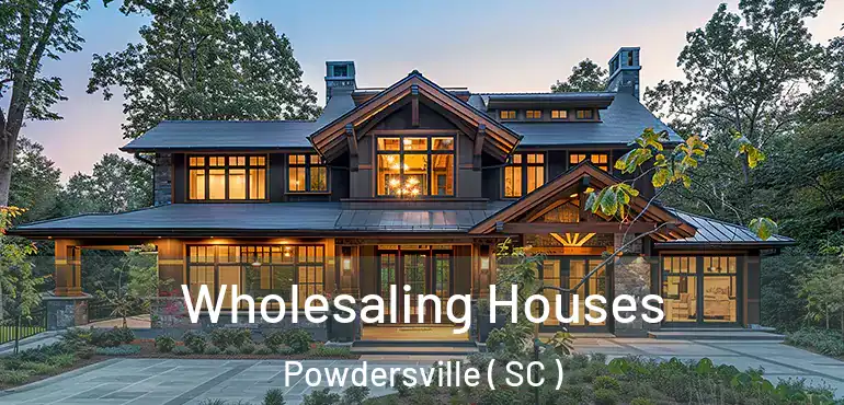  Wholesaling Houses Powdersville ( SC )