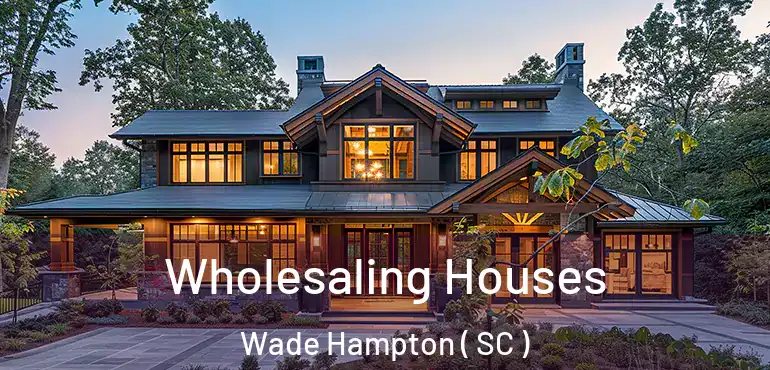  Wholesaling Houses Wade Hampton ( SC )